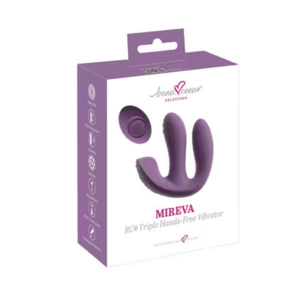MIREVA RC Triple Hands-Free – Vibromasseur Triple Stimulation