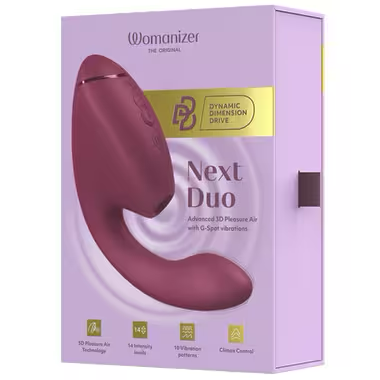 Womanizer Next Duo – Stimulateur Double avec Technologie 3D Pleasure Air