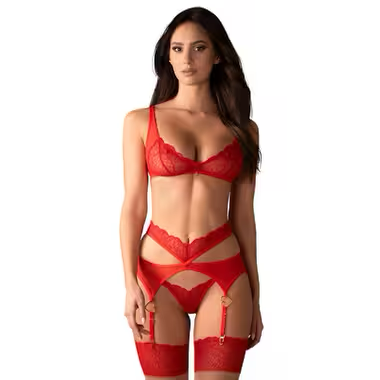 Obsessive – Ensemble 3 Pièces Rouge