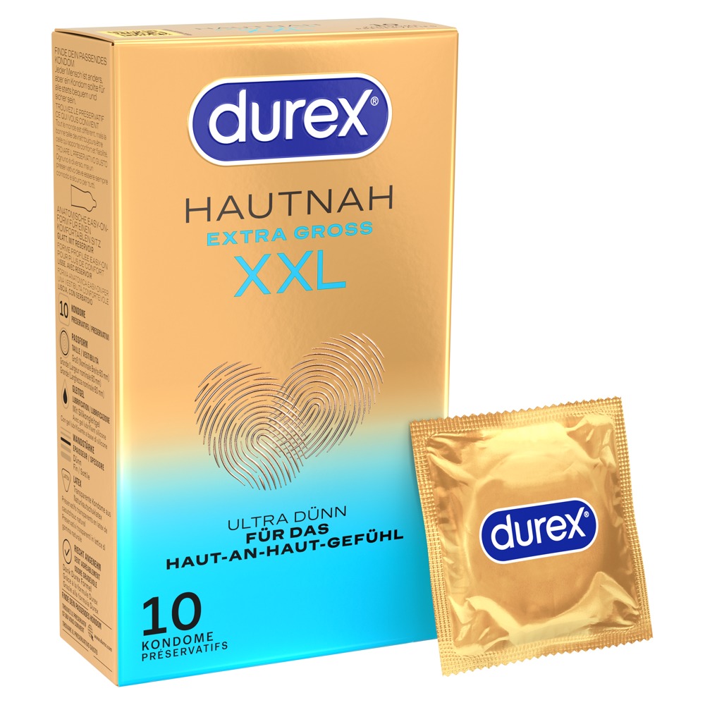 Durex Hautnah – Préservatifs XXL Sensation Seconde Peau